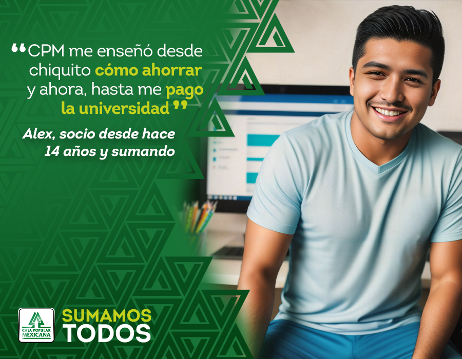 CPM me enseño desde chiquito ahorrar