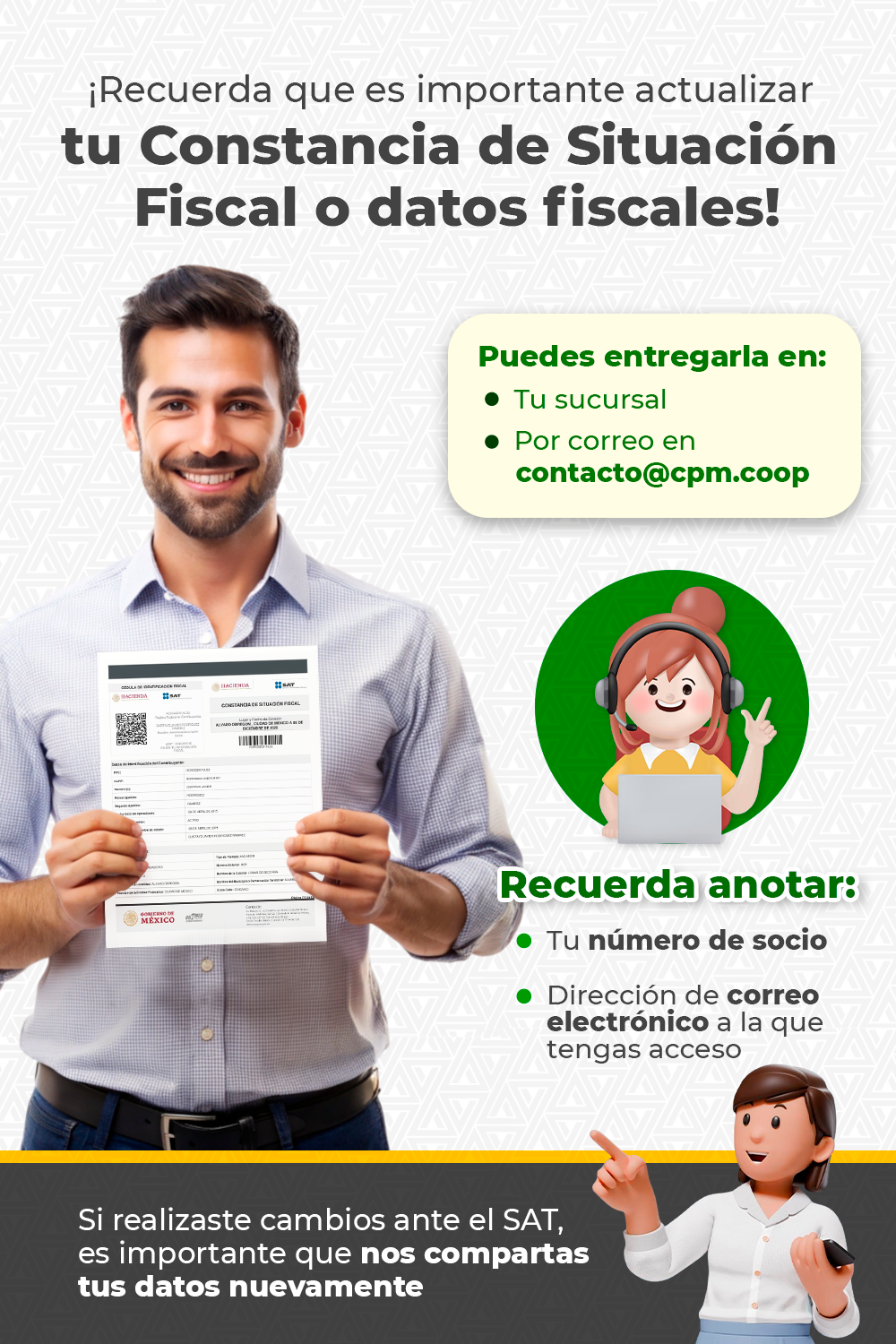 Constancias fiscales