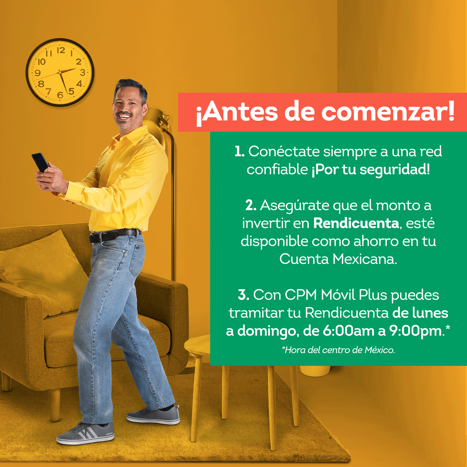 Infografía - Antes de comenzar CPM Movil Plus