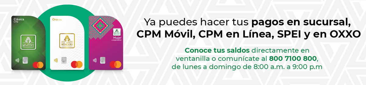 Tarjeta de Crédito CPM